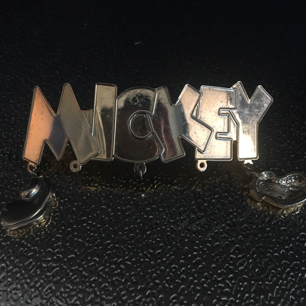 Mickey pin.